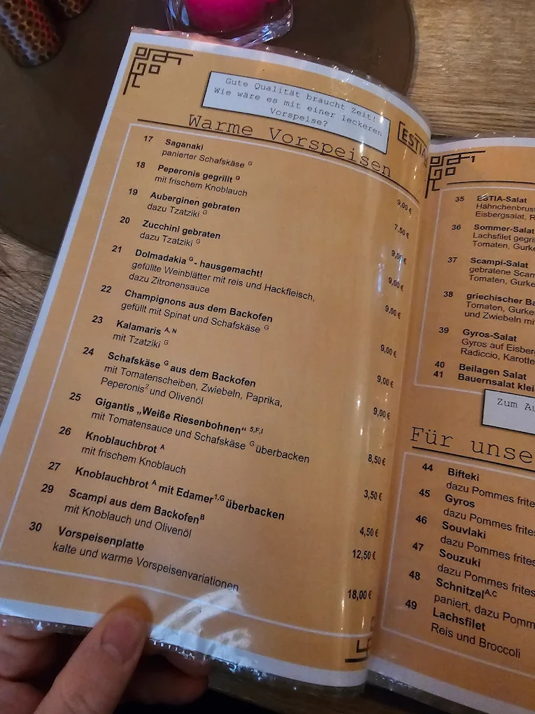 Restaurant Estia - Siegen menu 4