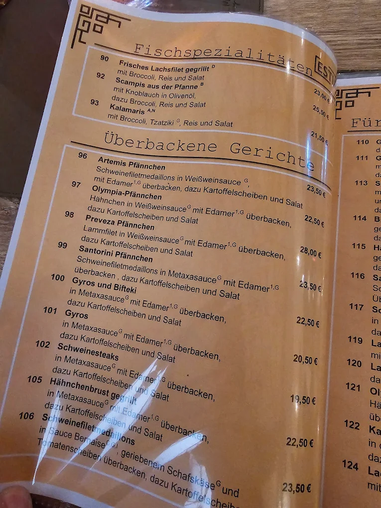 Restaurant Estia - Siegen menu 3
